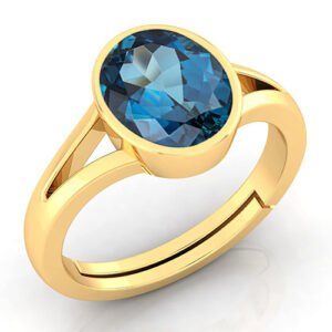 Blue Tourmaline Ring
